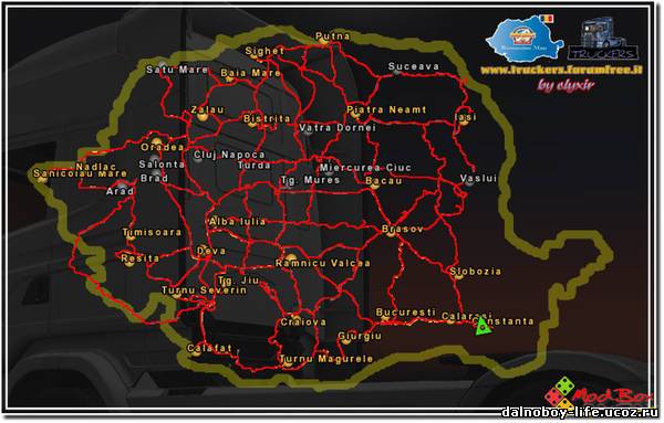Карта Румынии ( BETA )
