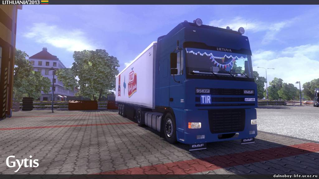 Литовская ЗАО "Vičiūnai" DAF XF95&KRONE
