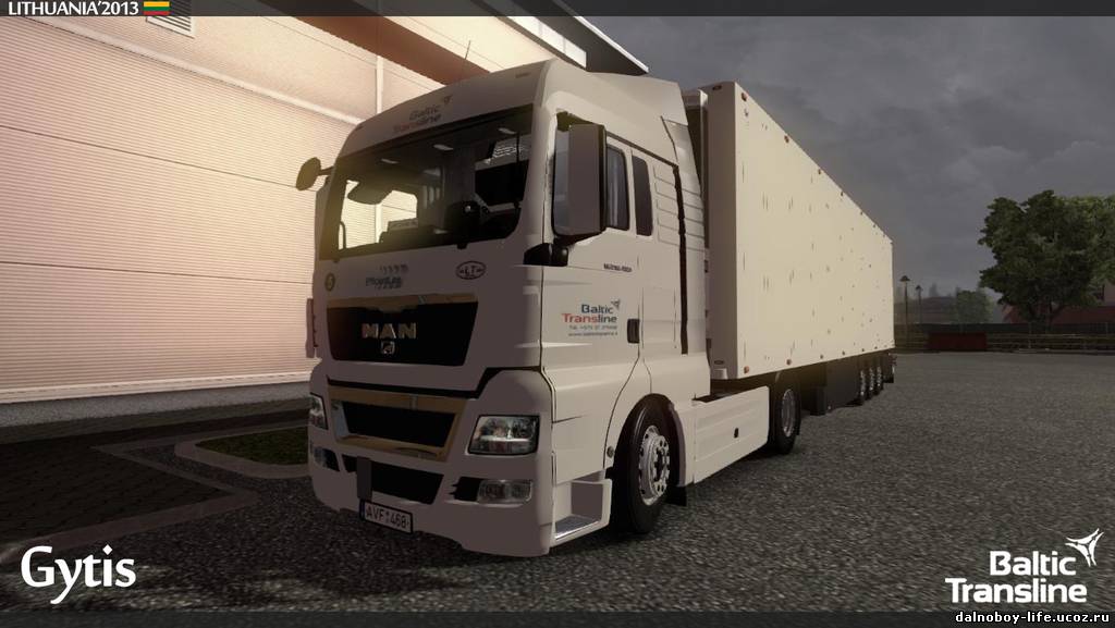 Литовская ЗАО "BALTIC TRANSLINE" MAN TGX 18.440&SCHMITZ CARGOBULL